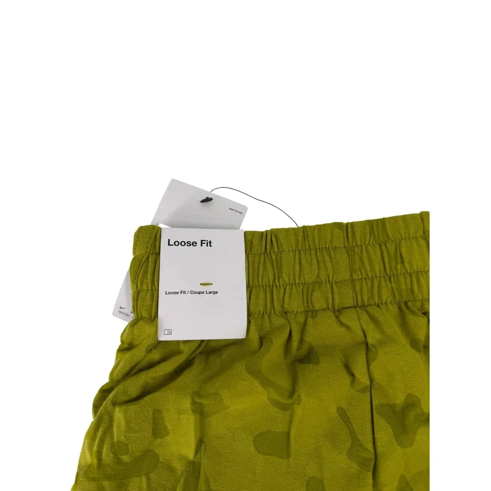 Nike Dri-FIT Big Girls High Waist Training‎ Gym Shorts Green Sz M New FB1095-390